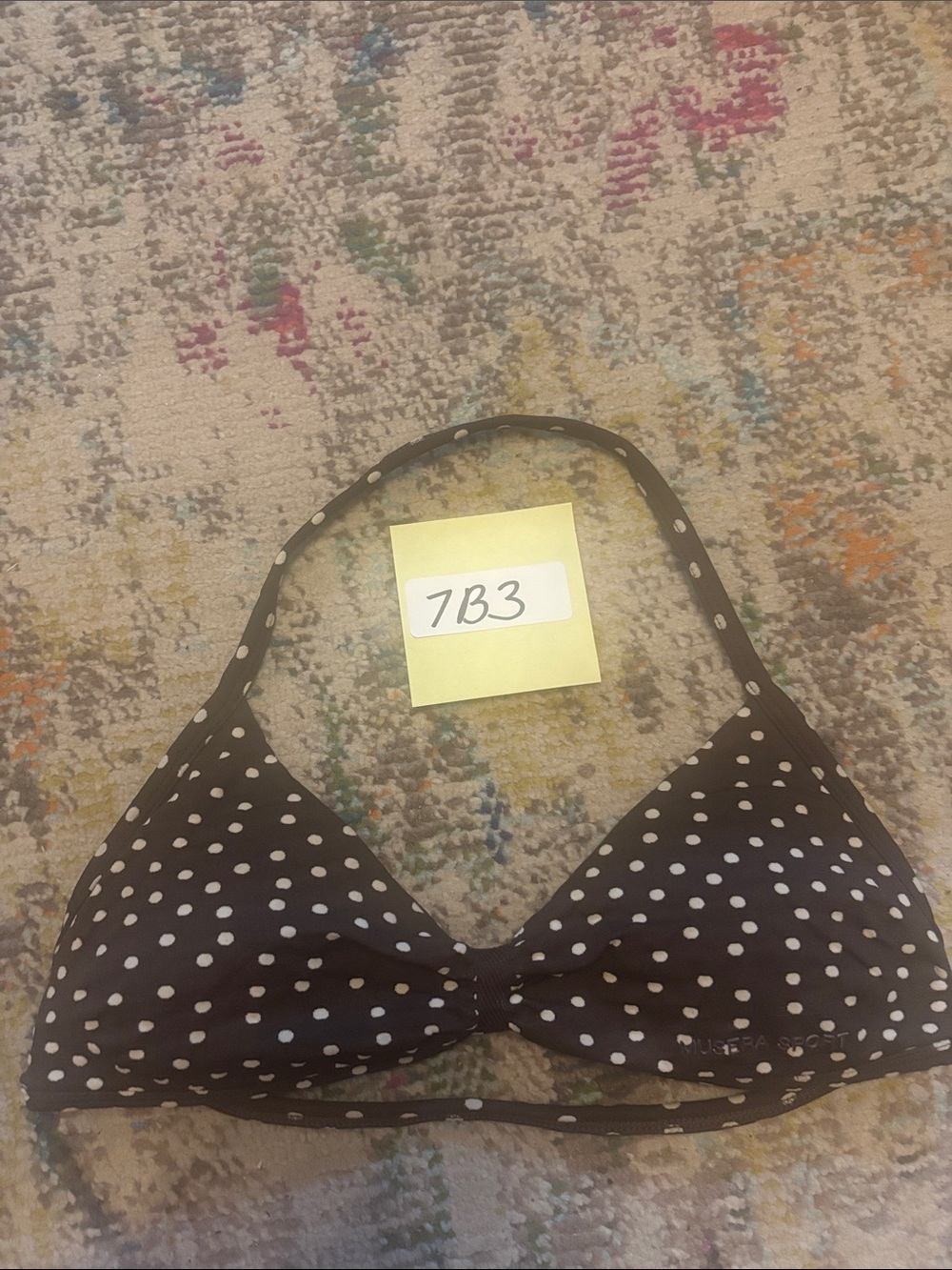 Musera xl polka dot sports bra